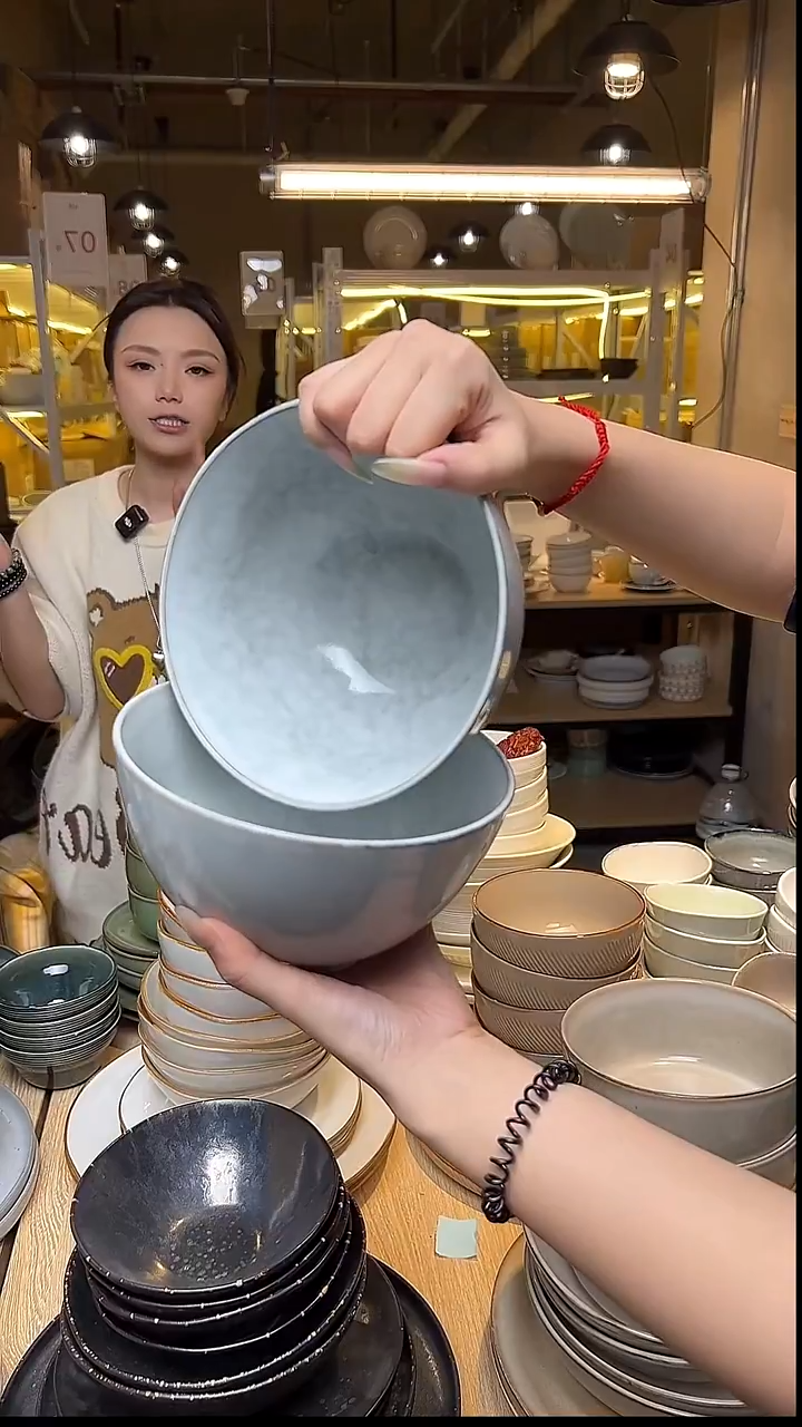 瓷221外贸尾货窑变釉下彩默外微瑕