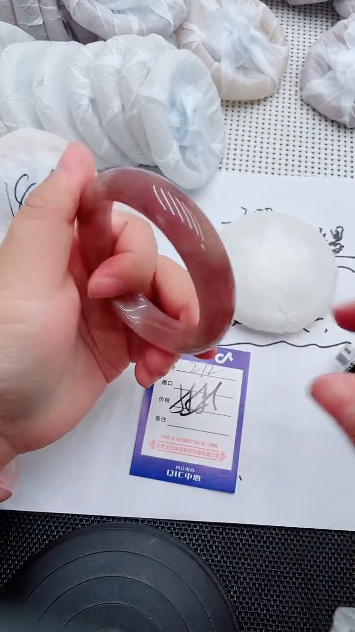 未镶嵌手镯石英质玉272-58-59