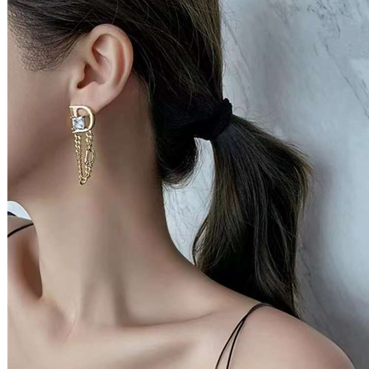 铜合金合成锆石耳饰 （图不卖）直播间选款日韩原创设计简约耳环