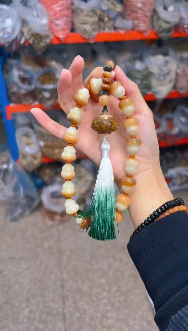 吊坠菩提根/象牙果大卡葫芦香炉手持 车挂