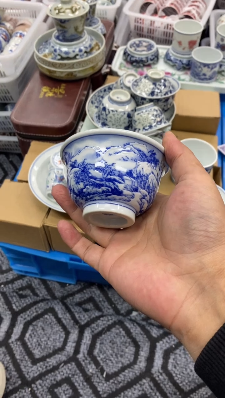 陶瓷景德陶瓷茶具容量约100