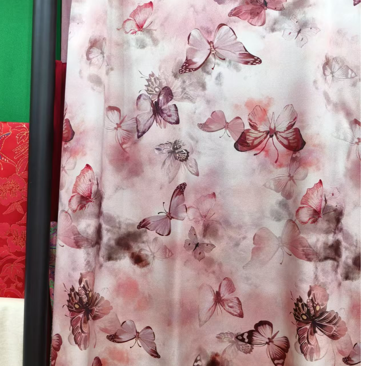 真丝印花面料布料