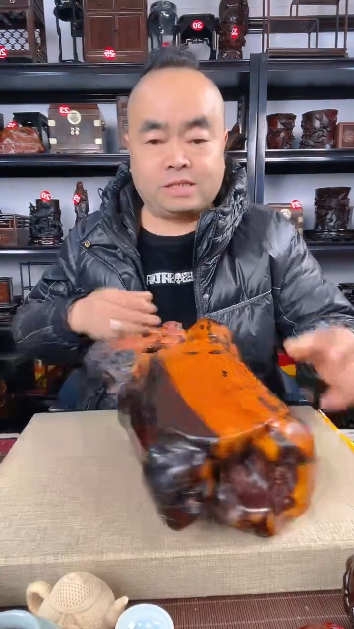 【闪购商品】木383瑕疵老李红木工艺品