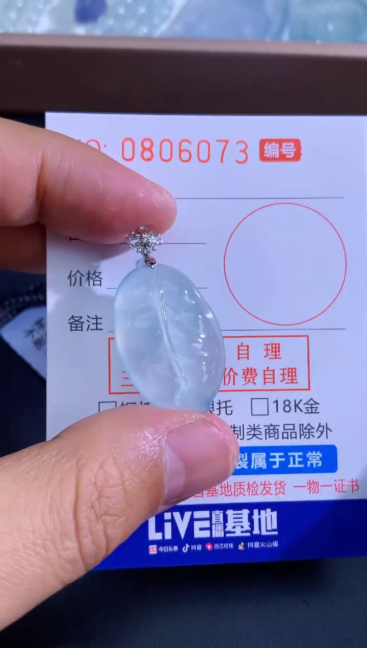 颈饰未镶嵌翡翠䬘*䬘逸