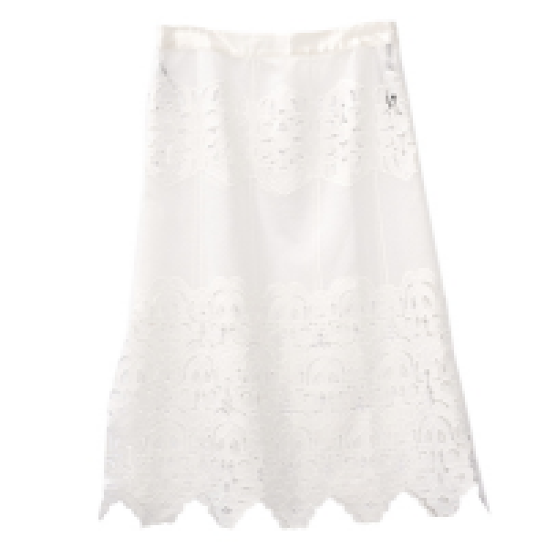 123半裙ED41BQH967白色剪标出货