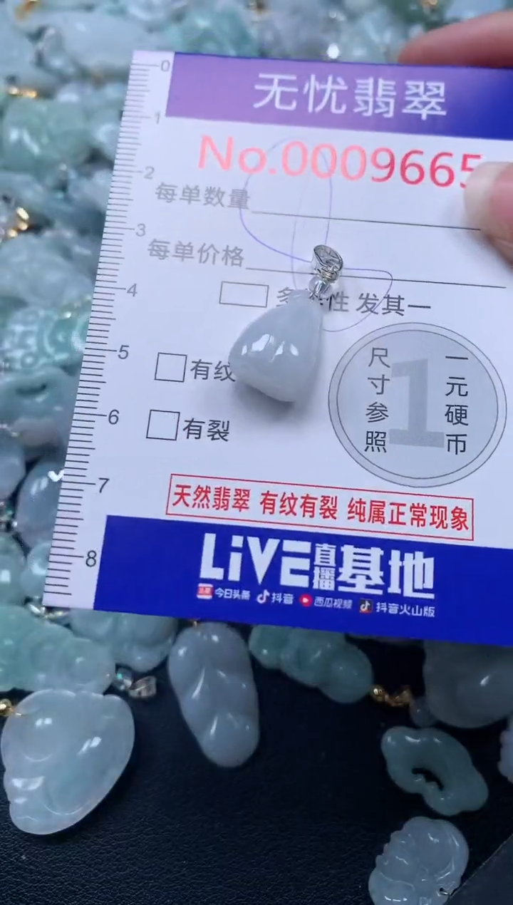 颈饰未镶嵌翡翠9665