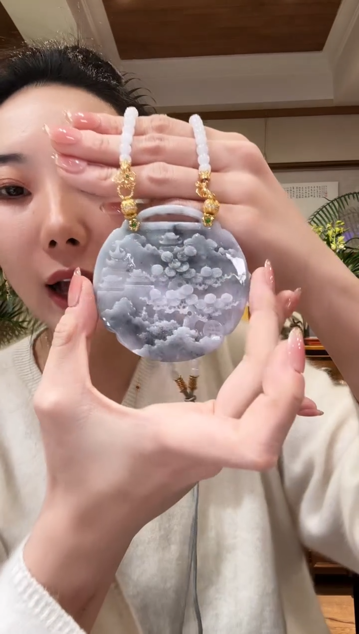 【闪购商品】翡翠颈饰未镶嵌国风