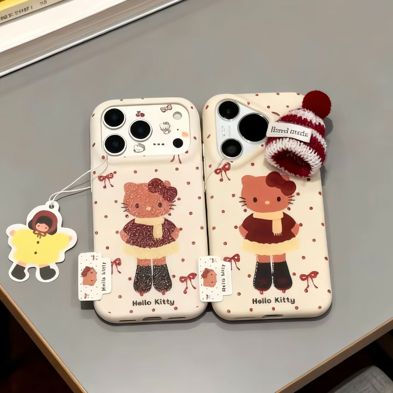 新年圣诞凯蒂猫适用苹果17promax16手机壳华为荣耀oppo/vivo/小米