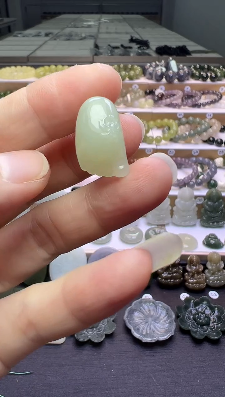 颈饰未镶嵌和田玉154号链接会绑好绳子配好和田玉顶珠