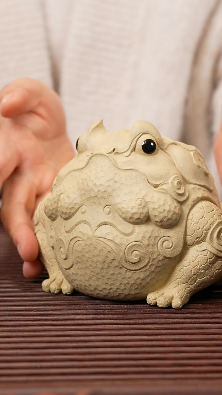 【闪购商品】紫砂茶宠大富贵蛙