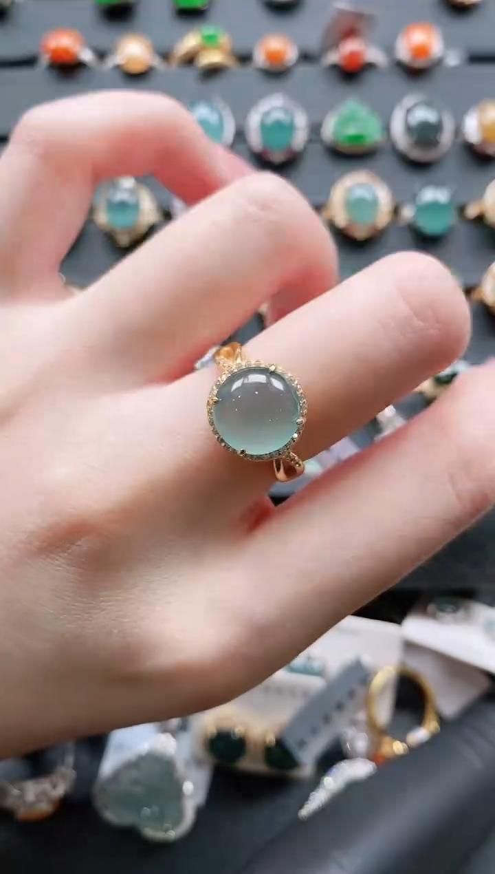 【闪购商品】翡翠戒指银S925镶嵌11111111