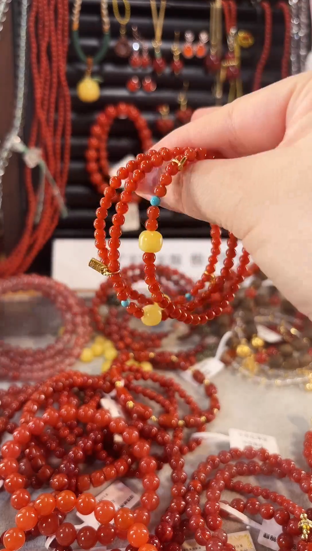 未镶嵌手链南红玛瑙南红设计款