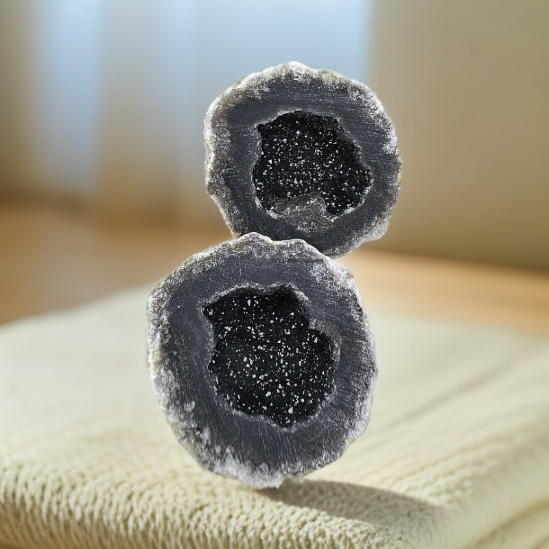 天然精美摩洛哥墨西哥晶洞摆件（拍下不退不换 ）