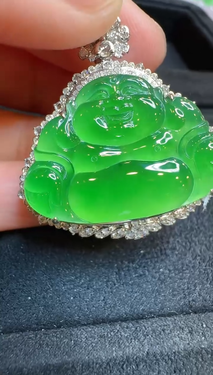 【闪购商品】翡翠吊坠(不含链)18K金镶嵌多样性团购发一件