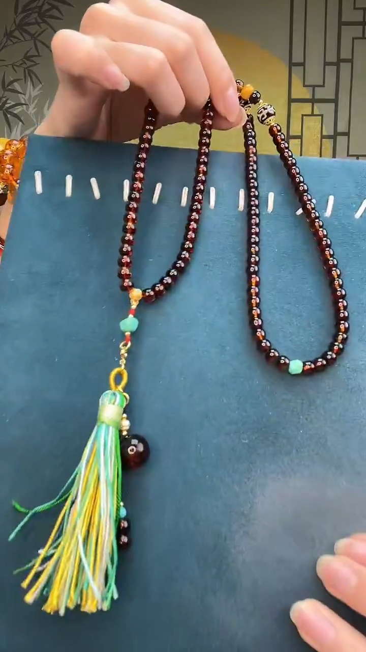 裸石琥珀未镶嵌A3266红蓝珀