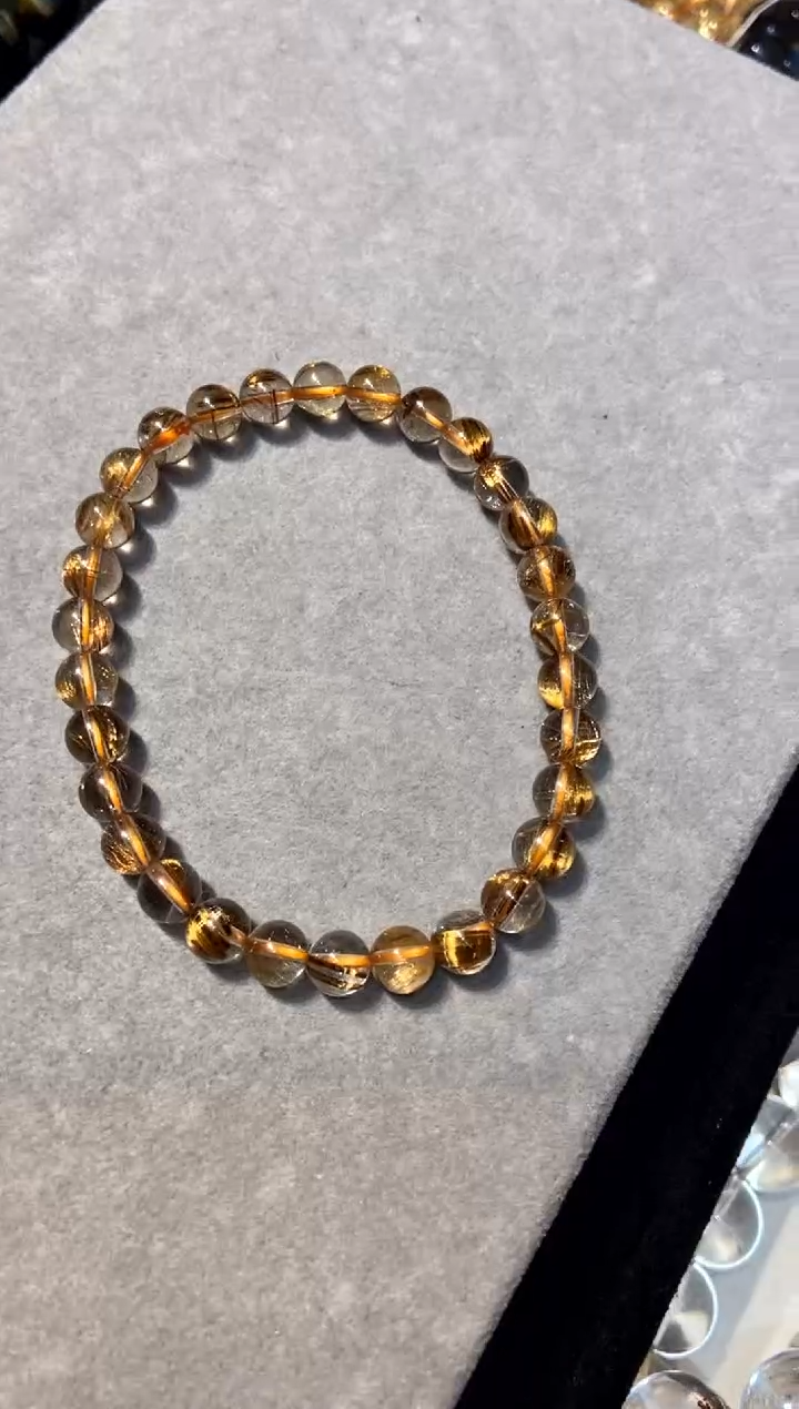 【闪购商品】水晶333-未镶嵌咖啡钛6mm+