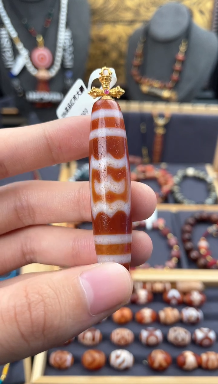 【闪购商品】玛瑙/玉髓项链18K金镶嵌高品美泓红肉大鹏