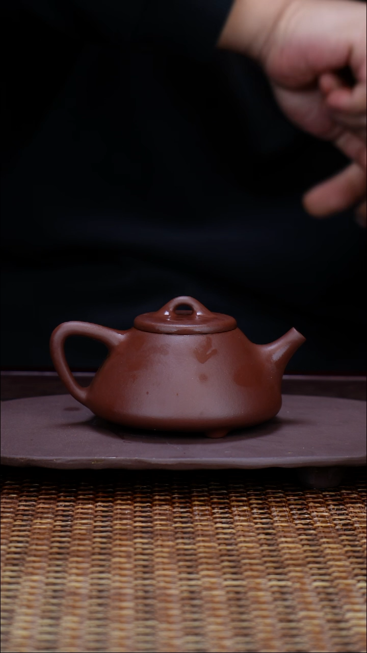 茶壶紫砂汀禾紫砂《石瓢》