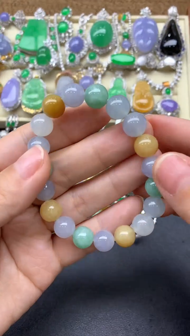 【闪购商品】翡翠手链未镶嵌384-中国好珍宝