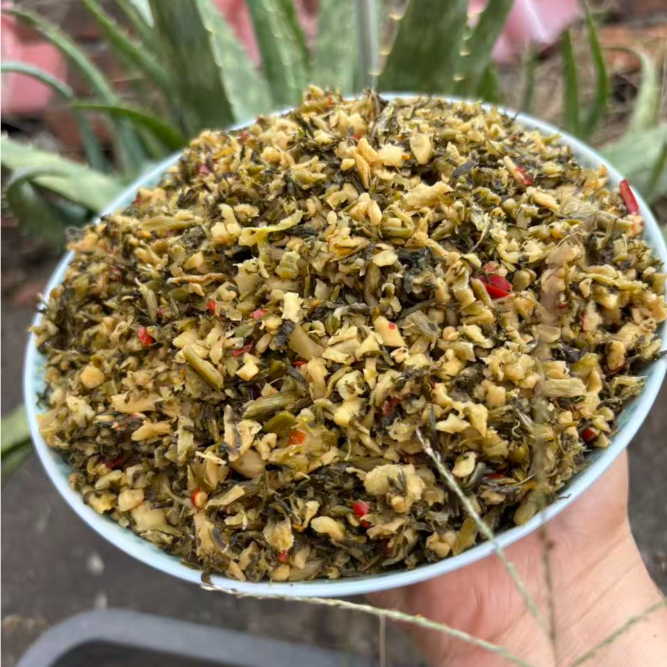 湖南特产老坛萝卜酸菜碎腌雪里红香辣开胃下饭外婆菜开盖即食微辣