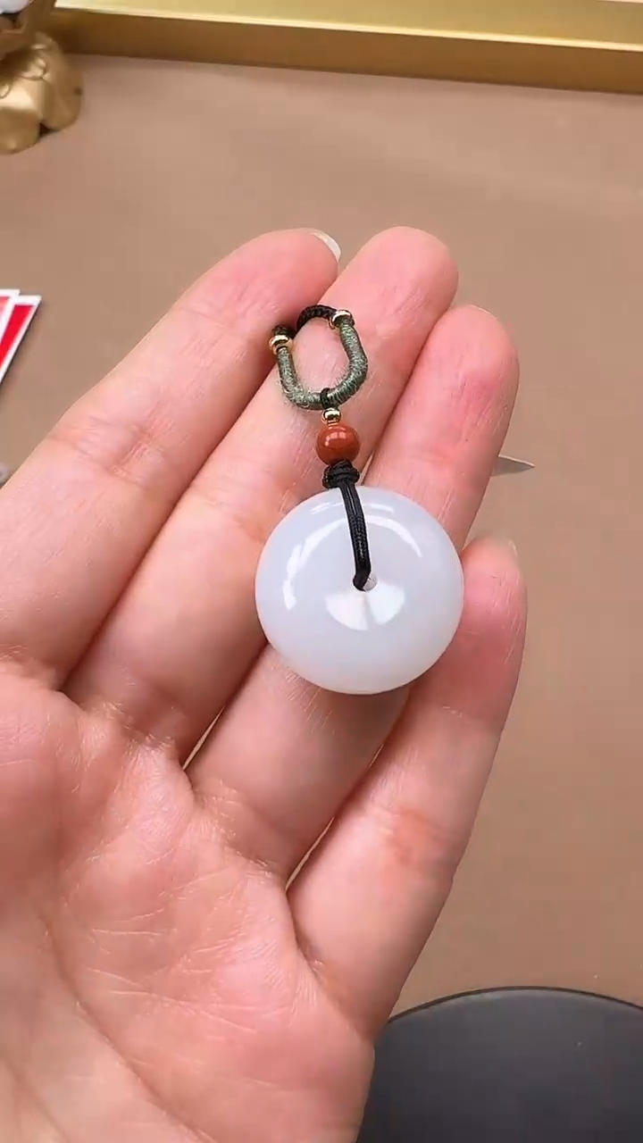 【闪购商品】和田玉吊坠未镶嵌1379 20mm平安扣