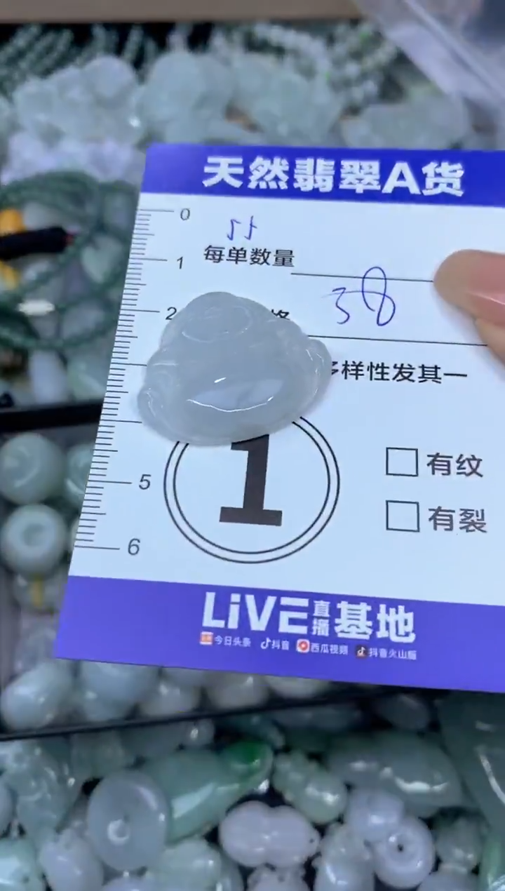 颈饰未镶嵌翡翠天然翡翠A货批量多样性发一件