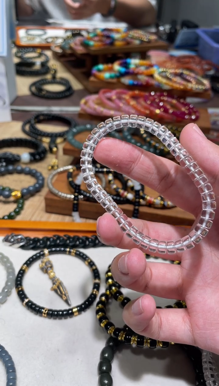 未镶嵌手串水晶6mm双A白水晶手串