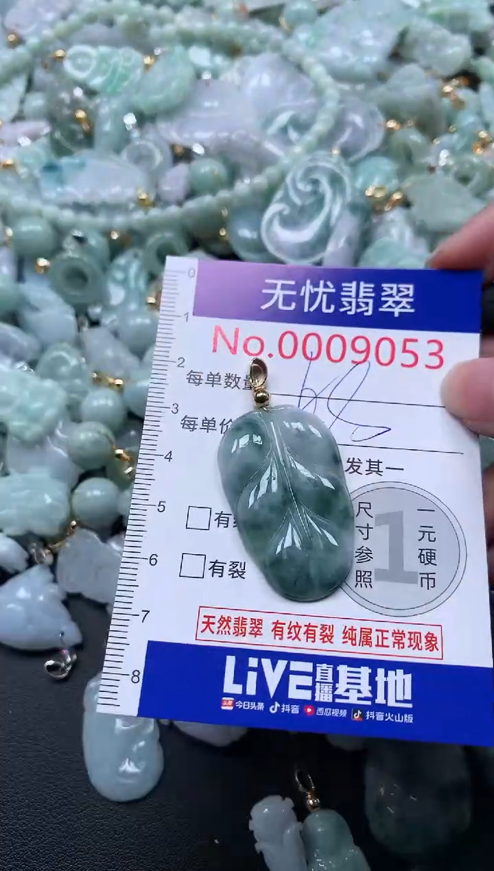 颈饰未镶嵌翡翠9053