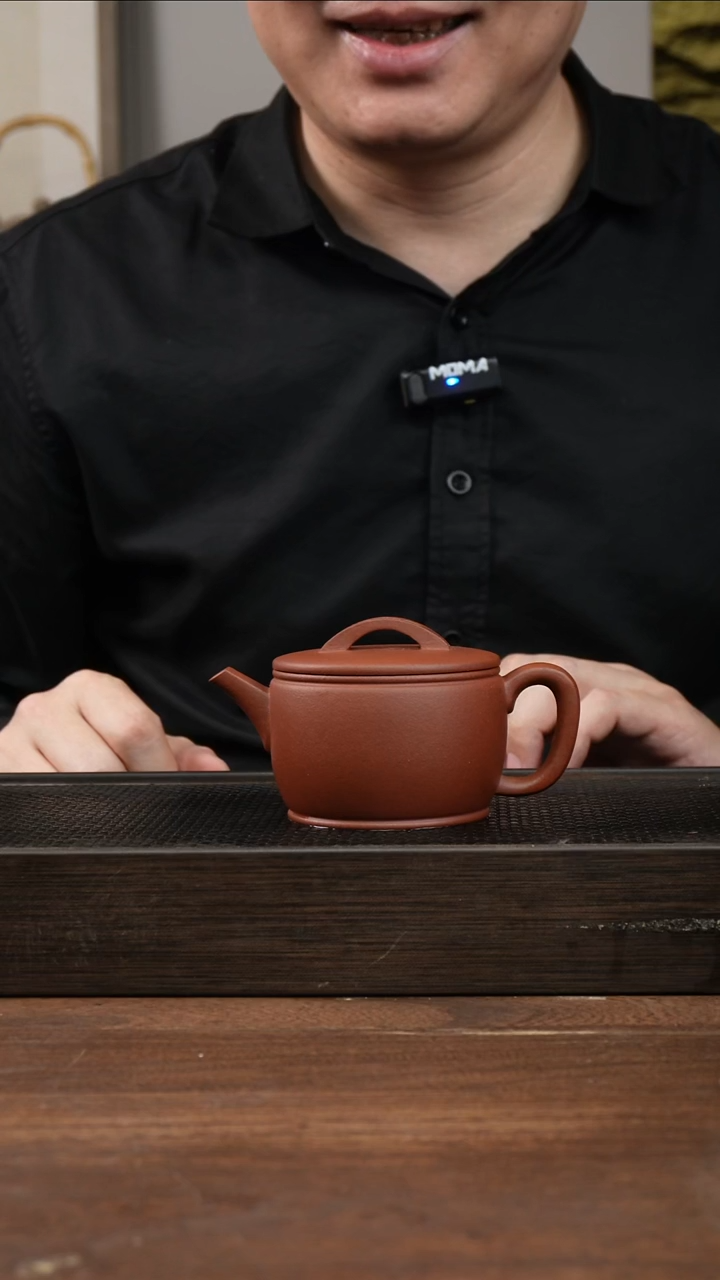 茶杯紫砂S****c红清水大汉瓦   马蹄口230CC  