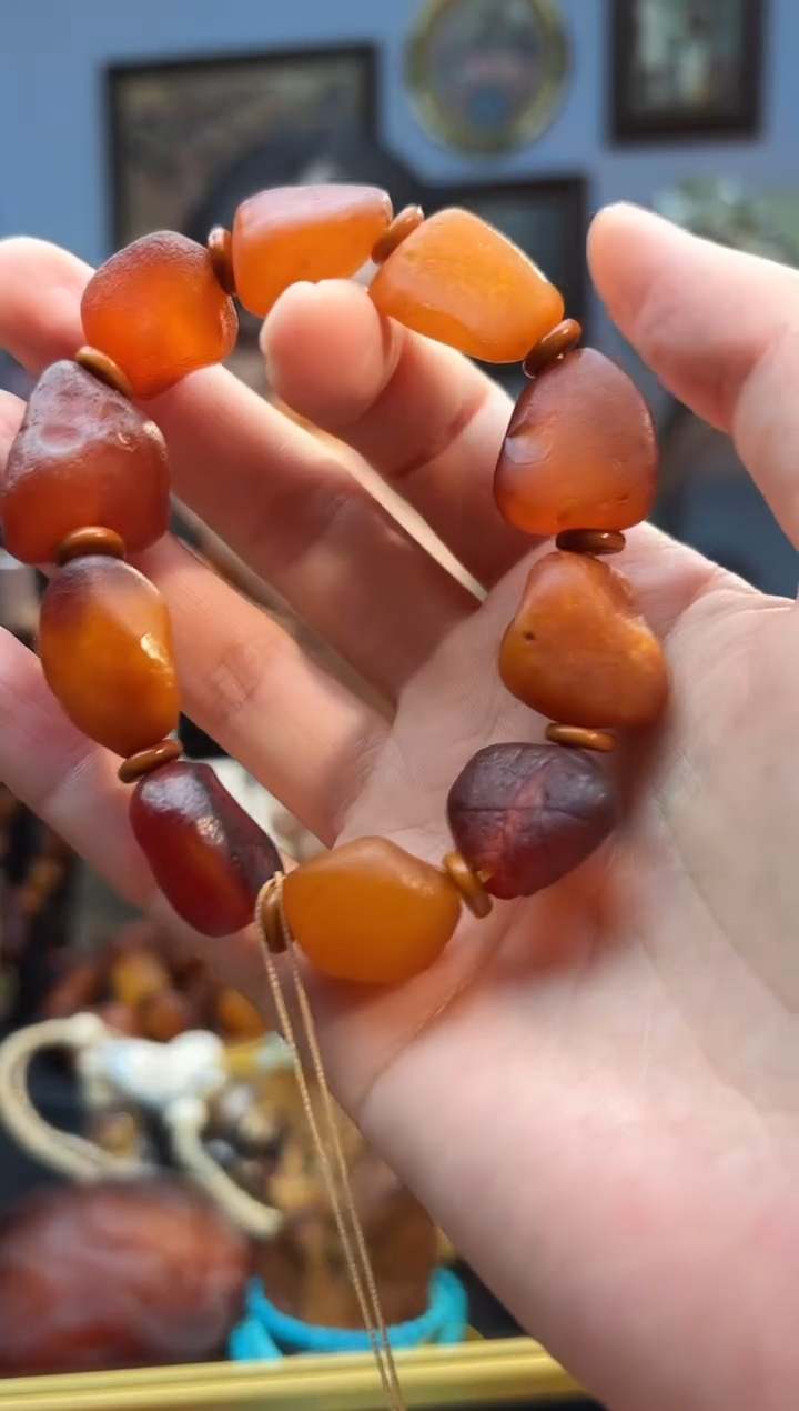 手串琥珀未镶嵌手串