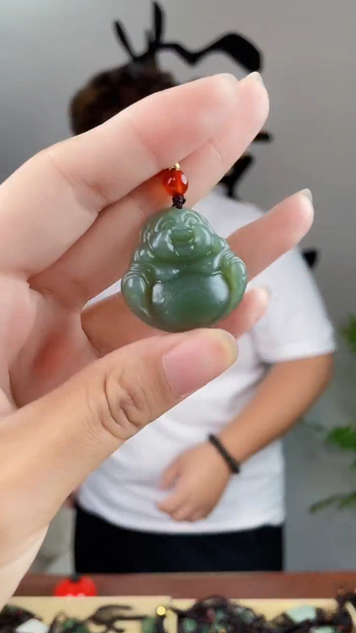 和田玉未镶嵌颈饰拍一发一，多样性发货