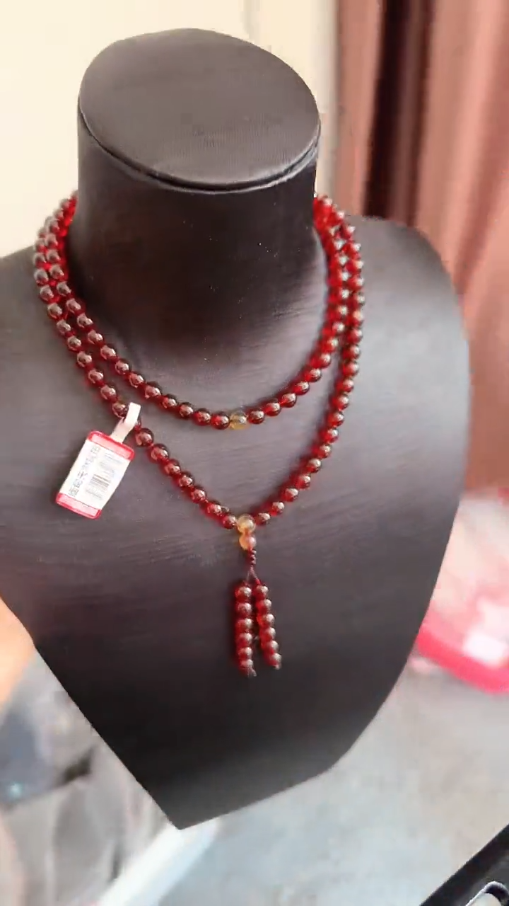 【闪购商品】琥珀手链未镶嵌规格6血珀108#78