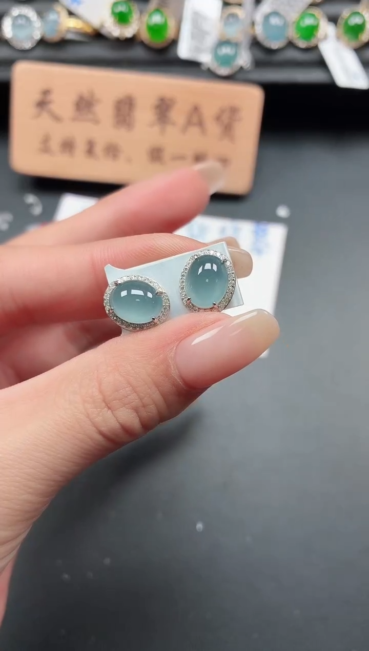 银S925镶嵌戒指翡翠1111