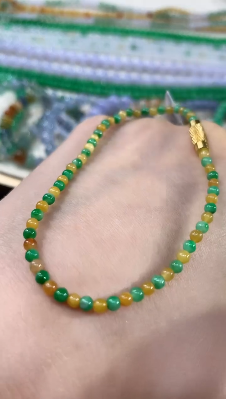 未镶嵌手串翡翠A58| 多样性发其一| 680