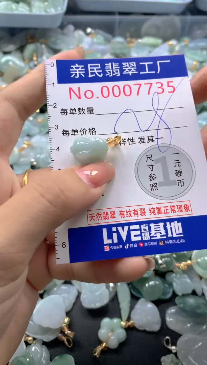 颈饰未镶嵌翡翠7735
