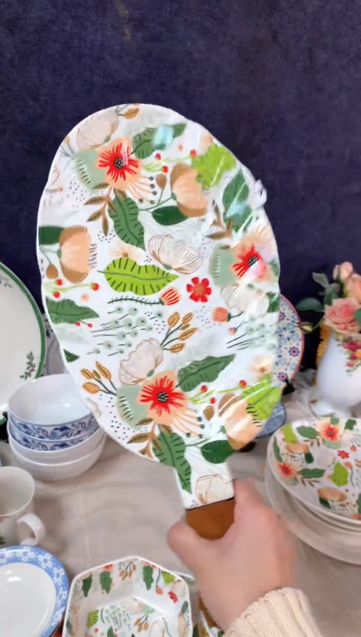 【闪购商品】瓷片陶瓷原单CC412餐具1个