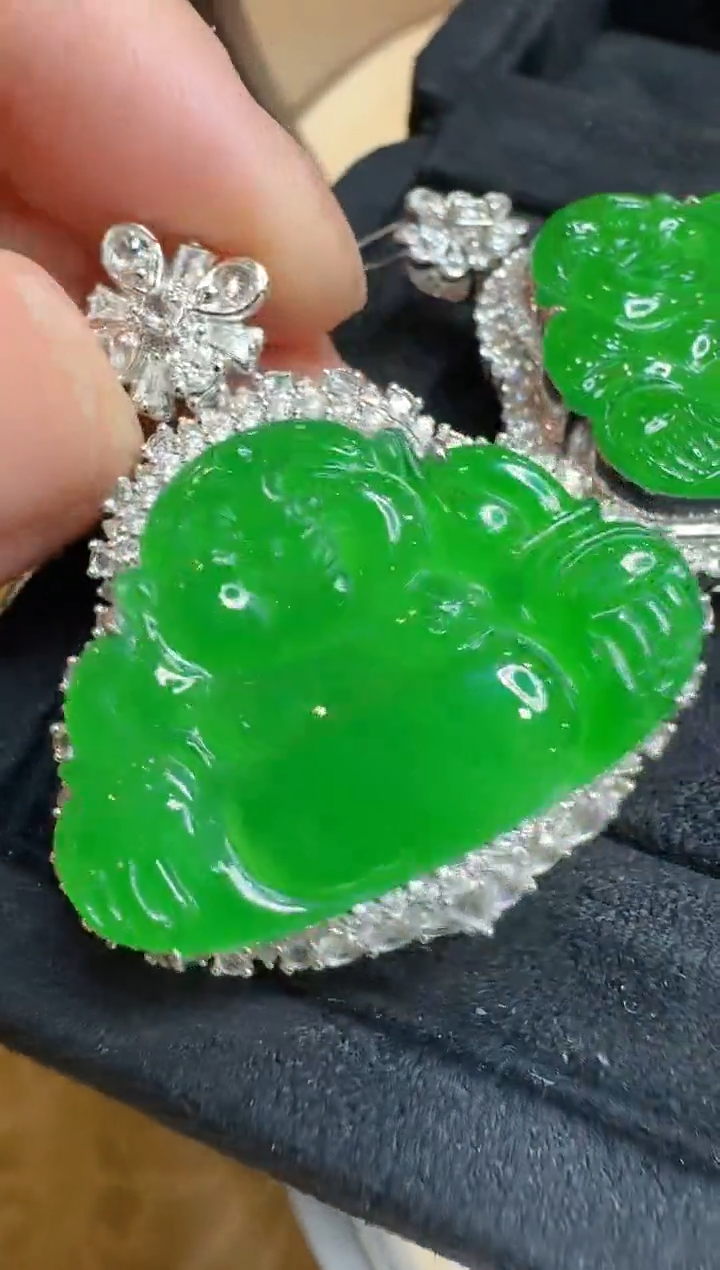 【闪购商品】翡翠吊坠(不含链)18K金镶嵌多样性团购发一件