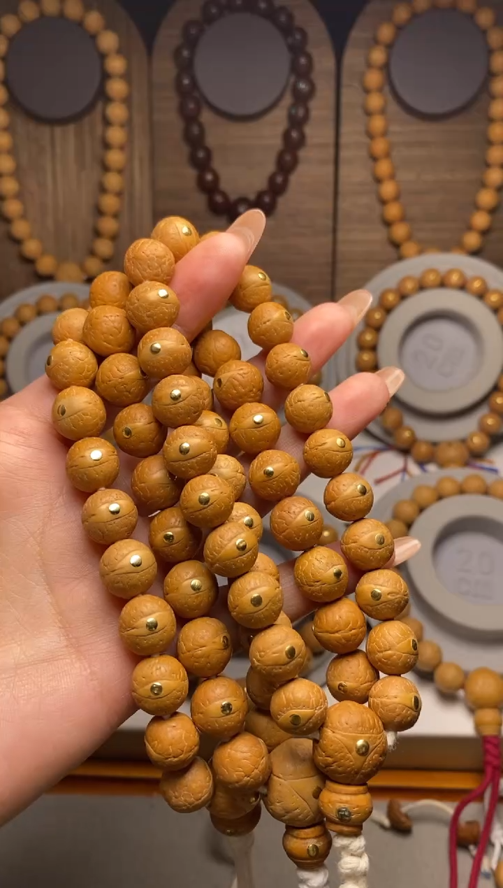 吊坠凤眼菩提12加铜钉