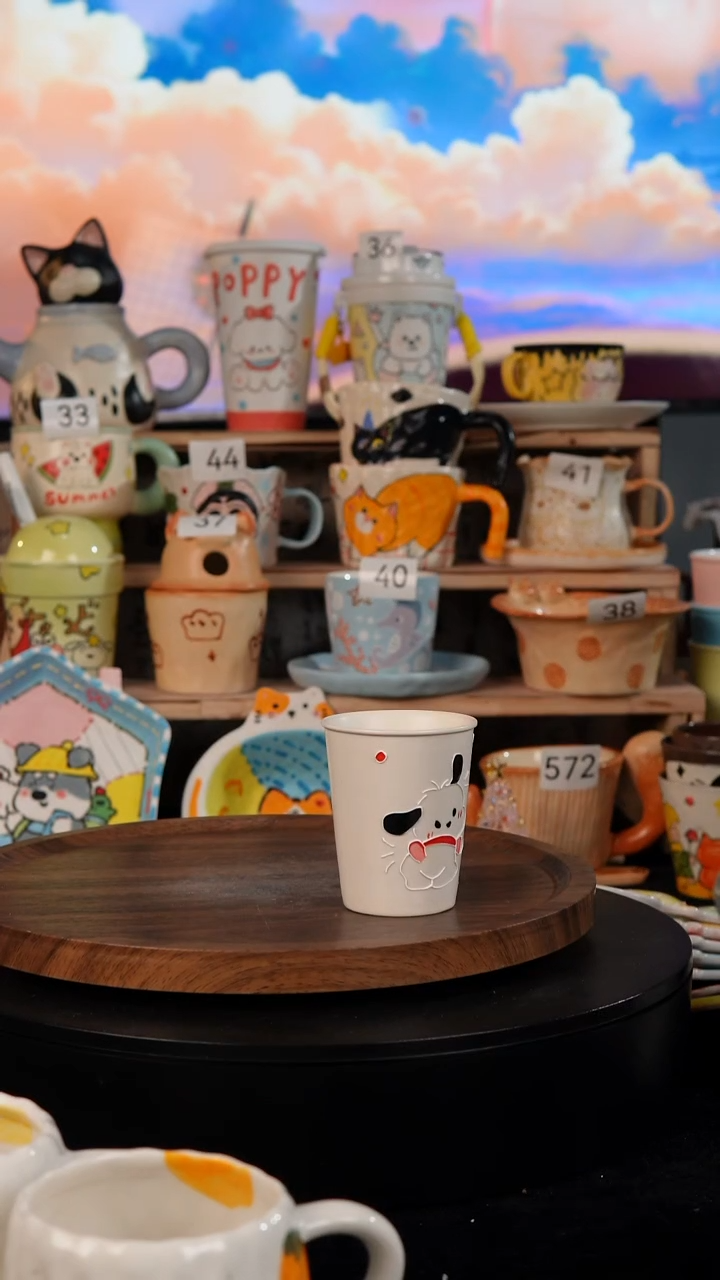 陶瓷双饮款景德镇手工陶瓷