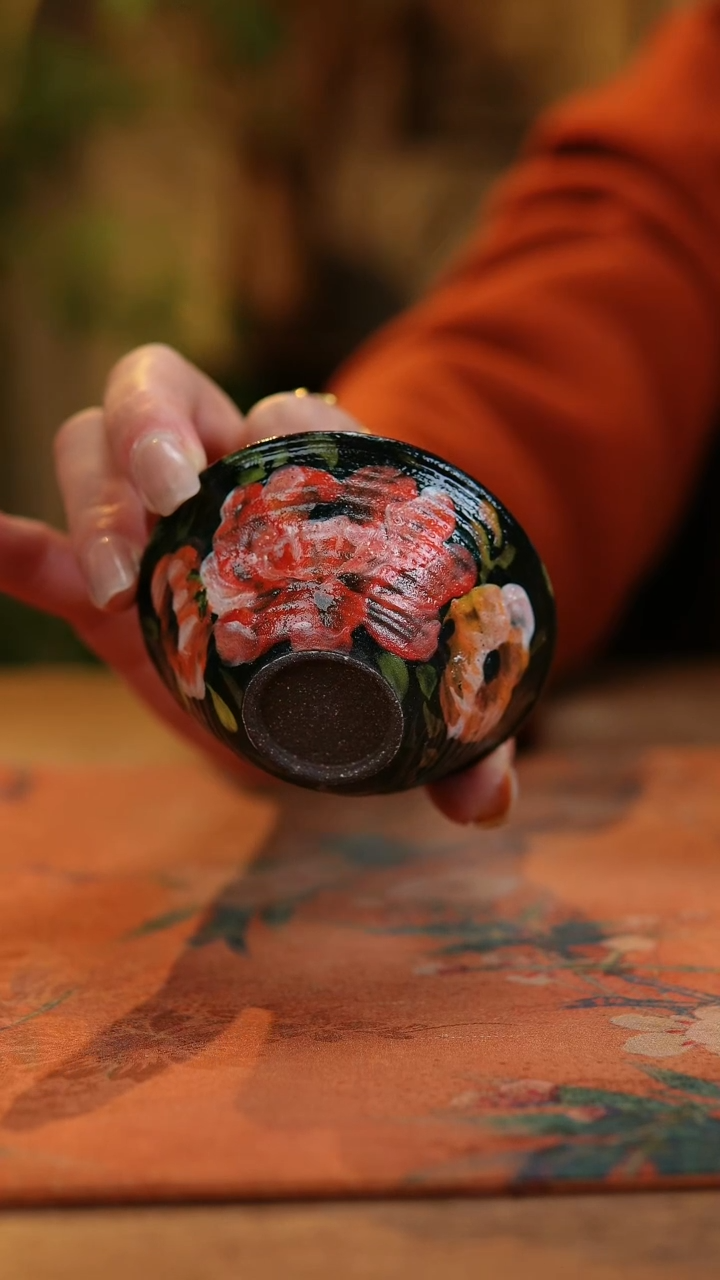 【闪购商品】瓷片1053景德镇手工手绘釉下彩高温瓷