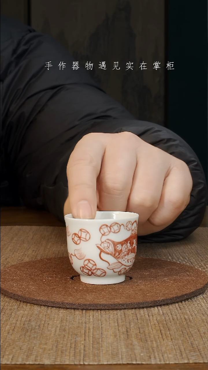 【闪购商品】摆件景德镇手工手绘茶具大器宛成