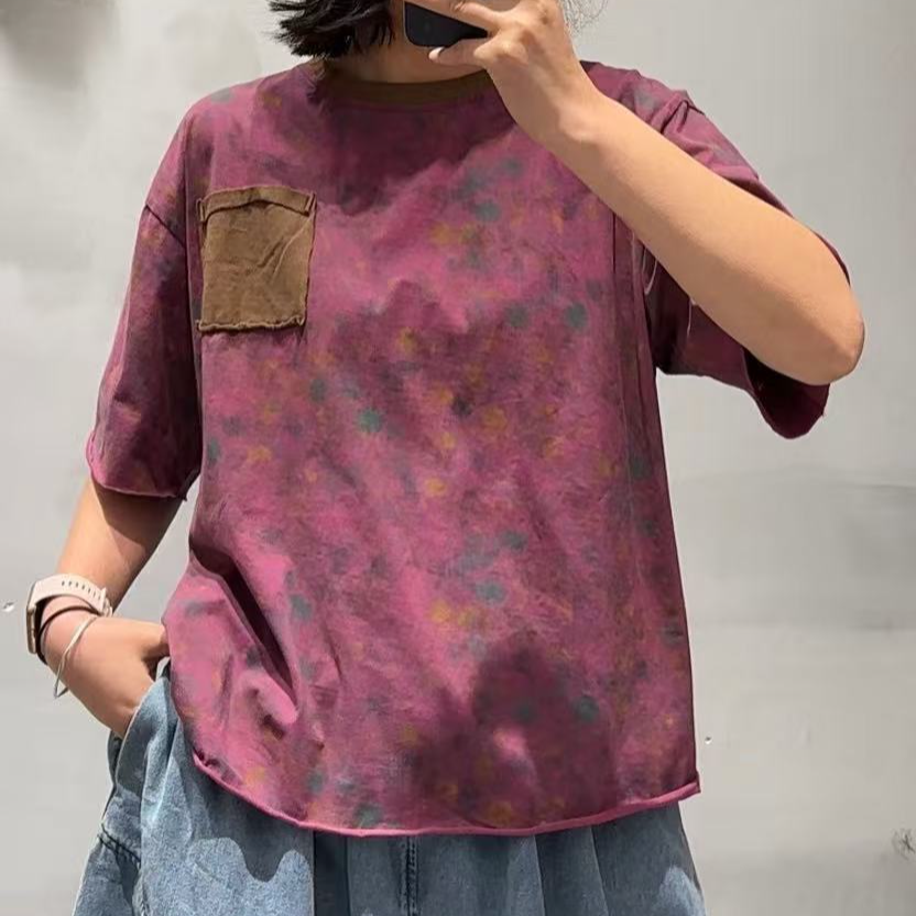 8838新款夏季时尚休闲显瘦减龄短袖T恤