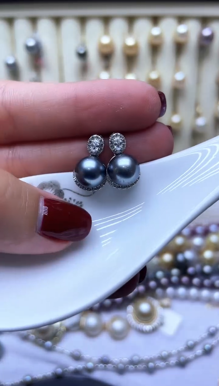 【闪购商品】海水珍珠耳钉未镶嵌耳钉