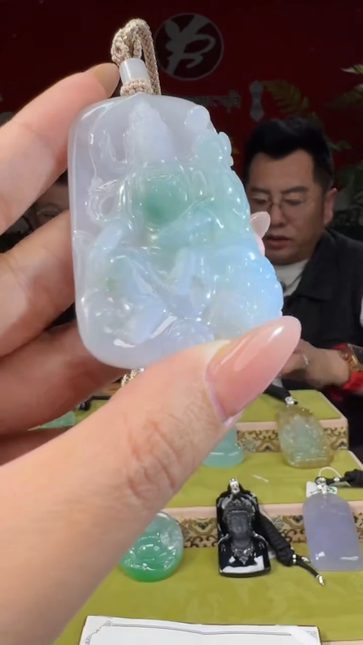 【闪购商品】翡翠颈饰未镶嵌087  /天然a货翡翠