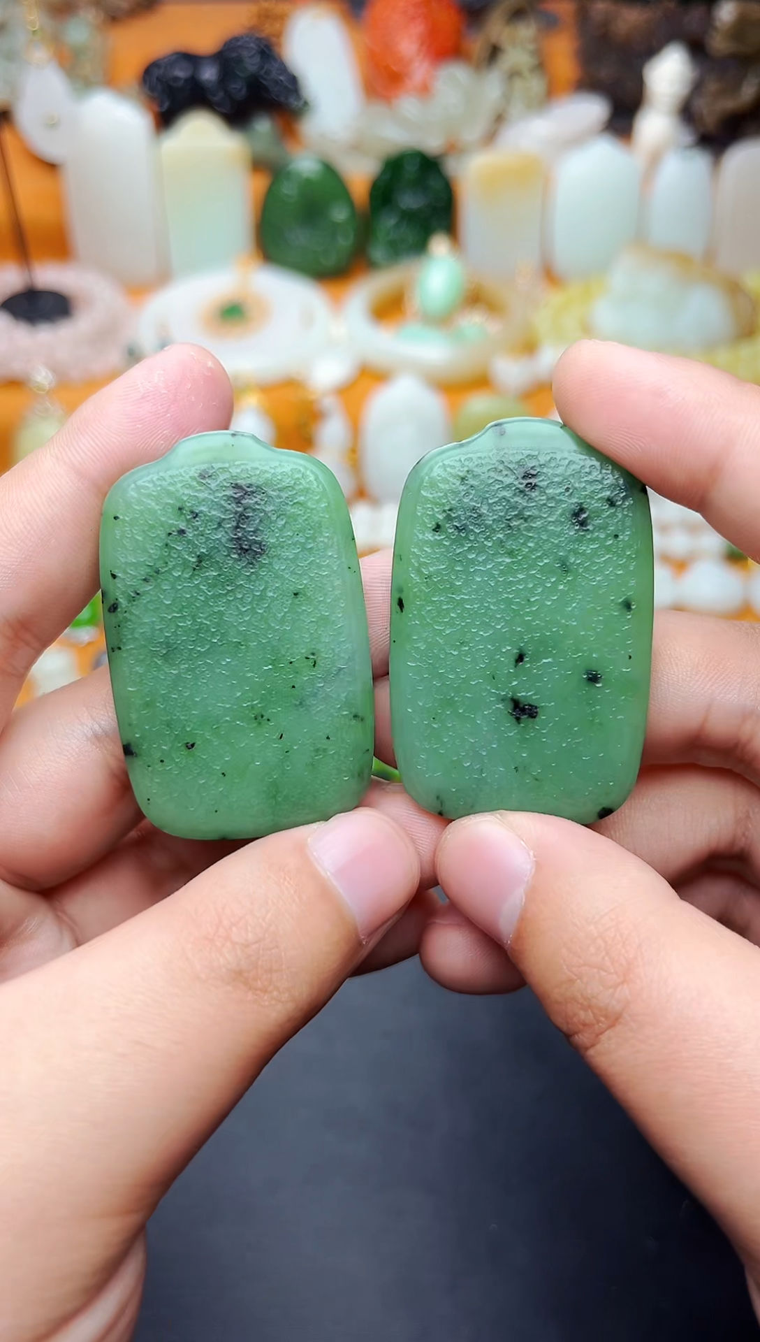 【闪购商品】和田玉颈饰未镶嵌无事牌多样性拍一发一01