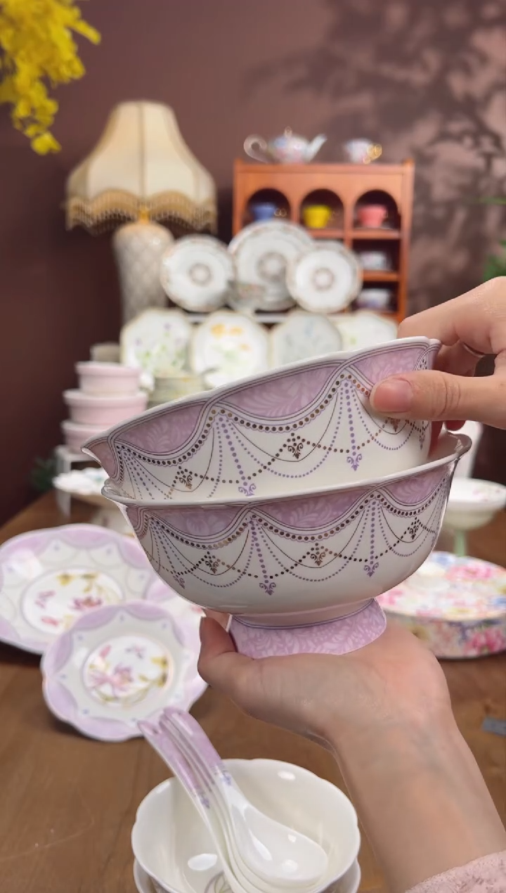 【闪购商品】瓦当波西米亚6英寸面碗2个