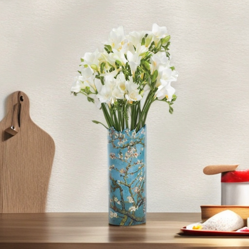 【UMC家】23*9CM 盛开的杏花—异形花瓶 花插 艺术家设计款