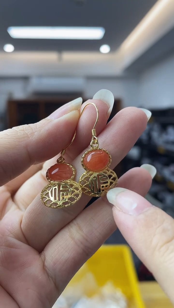 【闪购商品】南红玛瑙·银S925镶嵌多样性一件发货