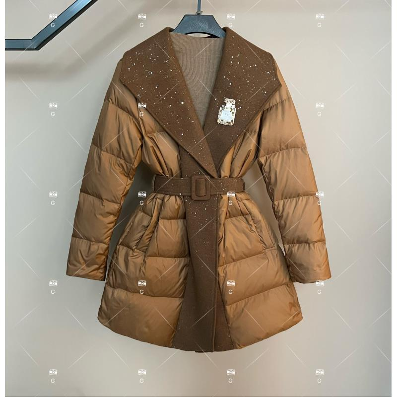 【楠楠】秋冬气质小香风设计师中长款羽绒服轻奢女 GS-57777