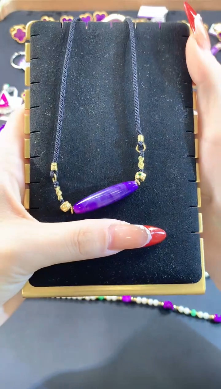 【闪购商品】苏纪石（舒俱来）.18K金镶嵌舒俱来项链